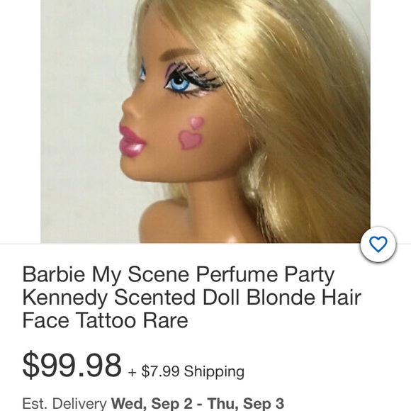 Rare Barbie My Scene Kennedy scented perfume